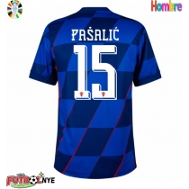 Camiseta Croacia Mario Pasalic #15 Visitante Equipación Eurocopa 2024 manga corta